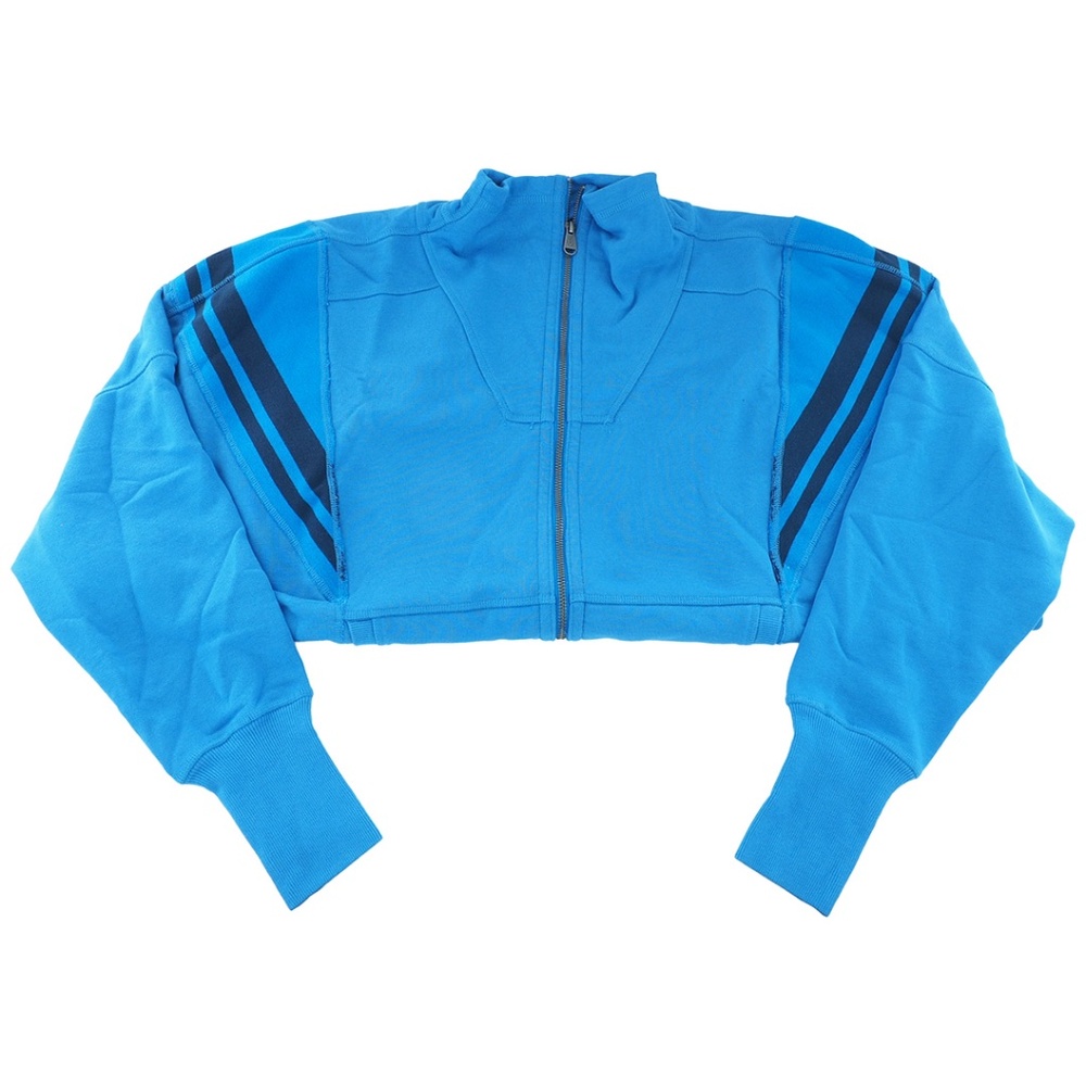 Free People Knockout Track Zip-Up Sweatshirt